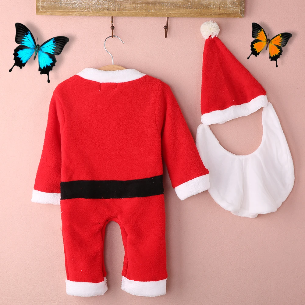 

US Christmas Infant Baby Boy Girl 0-24M Romper Jumpsuit Outfits Set Clothes