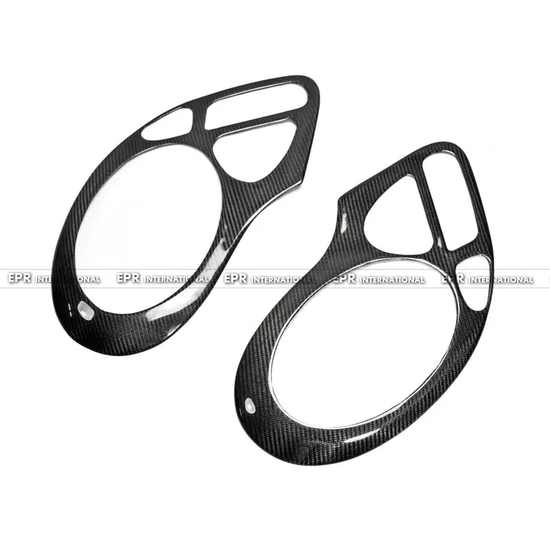 Автомобильный Стайлинг для Porsche 911 996 углеродное волокно фары брови век |