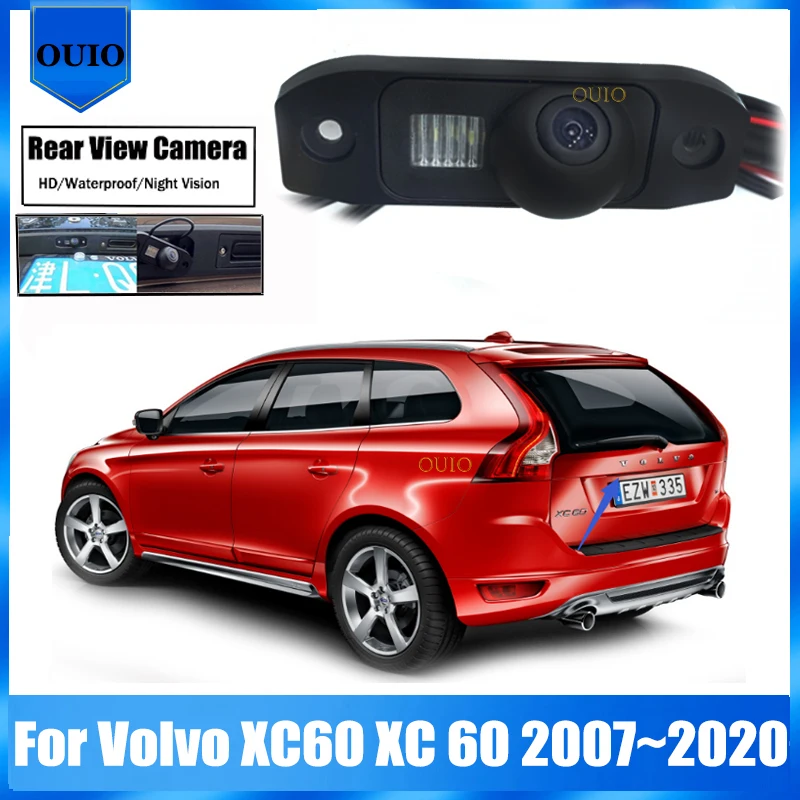 

HD камера заднего вида для Volvo XC60 XC 60 2007 ~ 2020 2014 2015 2016 2017 ночное видение Водонепроницаемая резервная парковочная камера заднего вида