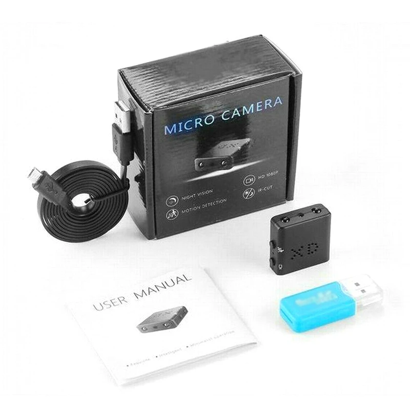 Миниатюрная Wi-Fi камера 1080P ночного видения микрокамера видеонаблюдения IP AP Motio |