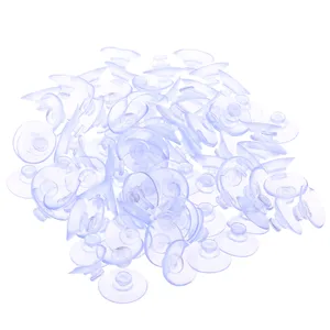 100 шт., прозрачные присоски 20 мм, Грибовидная присоска накладок, крючок, вешалка для окон, кухни, кукла для ванной игрушек, стекла, холодильника, автомобиля