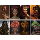 5d квадратная круглая черная африканская женщина, вышивка крестиком, алмазная живопись сделай сам, Декор для дома и комнаты