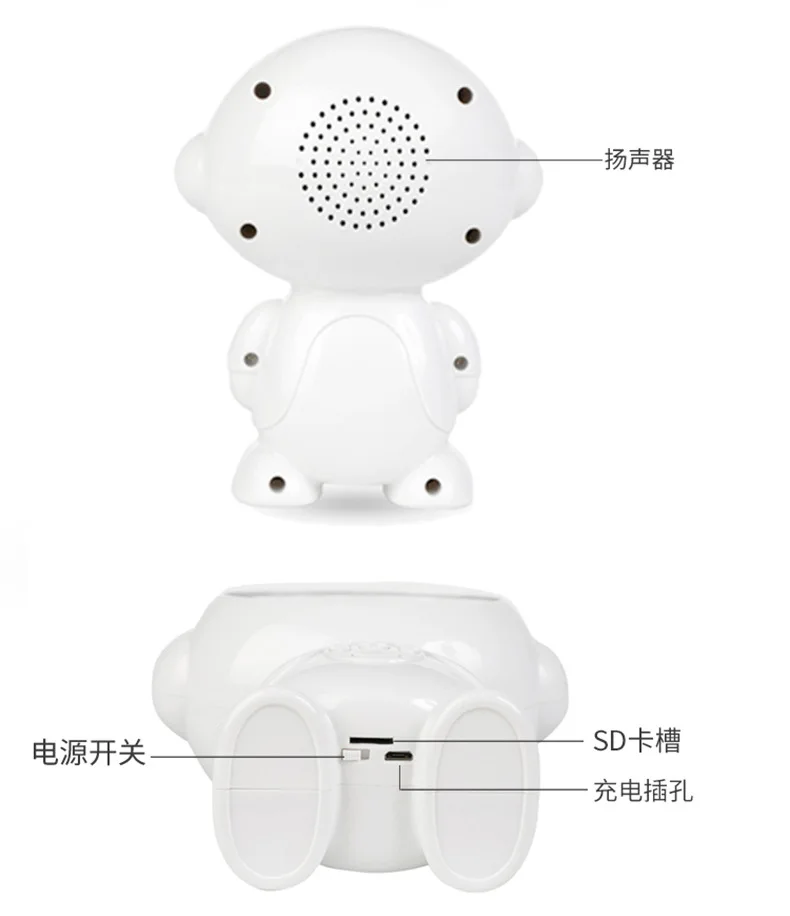 Маленький детский подарок le bao, умный робот, WiFi, Голосовой режим, устройство для раннего обучения, интерактивное обучение