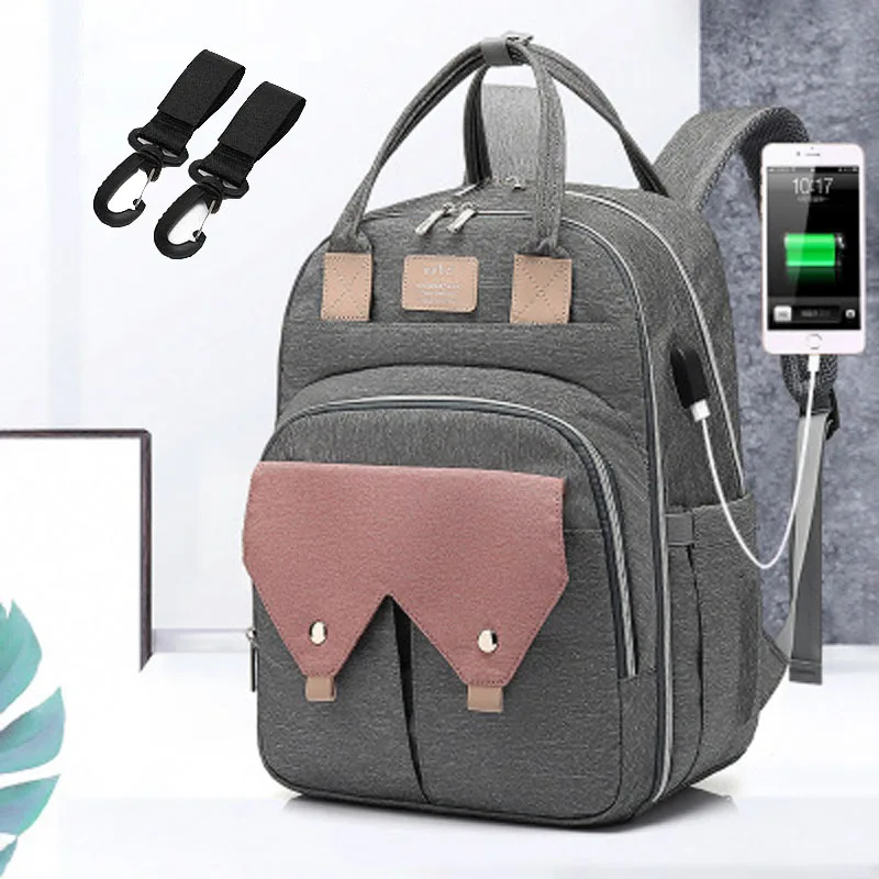 

Сумка для детских подгузников Umaubaby, рюкзак для мамы, с USB-разъемом, для кормящих мам, дорожный рюкзак для подгузников, для коляски, 2020