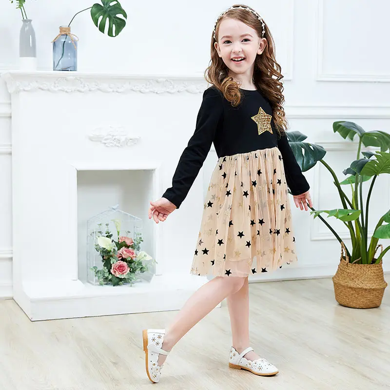 Платье-пачка для девочек с расклешенным рукавом зимы | Детская одежда и обувь