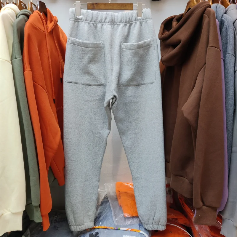 Askyurself Fashion Pants Men 1:1 High Quality Vintage Washed Fleece Foam Print WomenSweatpants Heavy Fabric Trousers | Мужская одежда