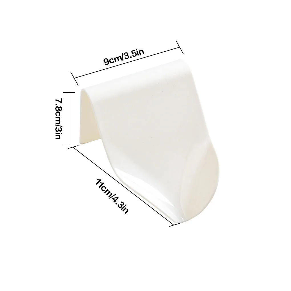 

1Pc Soap Holder Drainer Wall-Mounted Soap Holder Drainage Storage Racks Soap Box Organizer Portable Plastic Soap Storage Rack