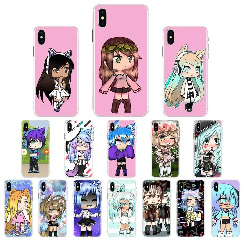 YNDFCNB социальная игра Gacha Life Роскошный чехол для телефона iphone 11 Pro Max X XS MAX 6 6s 7 8 Plus 5 5S
