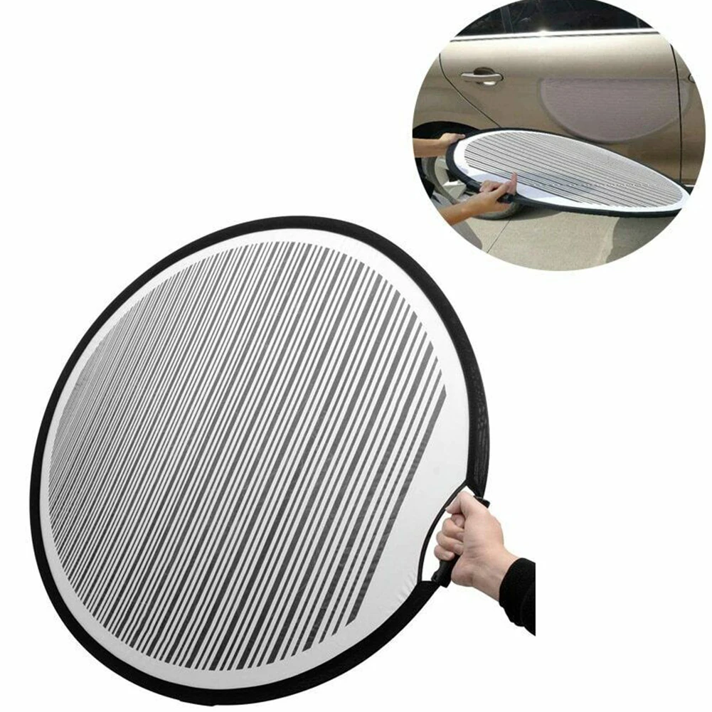 

Paintless Scratch Repair Portable Reflector Board Rotation Tool Circular Vehicle Car For Dent Detection Stripe Line Durable