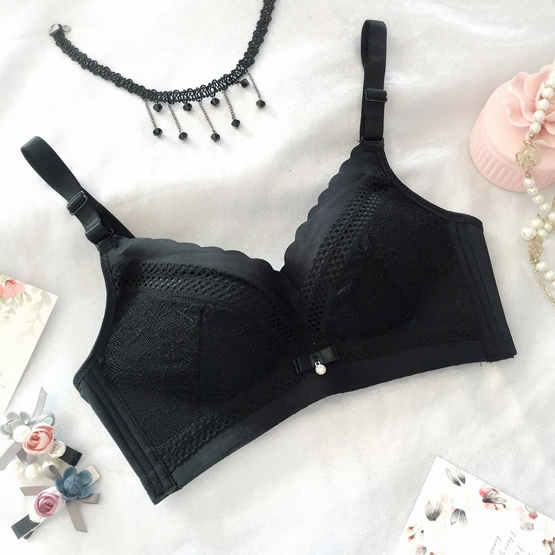 Roseheart, женский модный фиолетовый розовый беспроводной сексуальный бюстгальтер, пуш-ап, женский кружевной бюстгальтер с бантиком, цельный бюстгальтер без косточек, женское нижнее белье