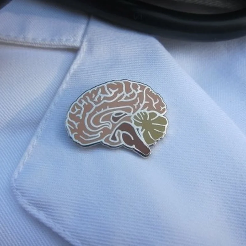 

Human Organs Enamel Pin Metal Lapel Pin Dissecting Brain Brooch Medical Anatomy Badge Backpack Decor Jewelry Unique Gifts 2021