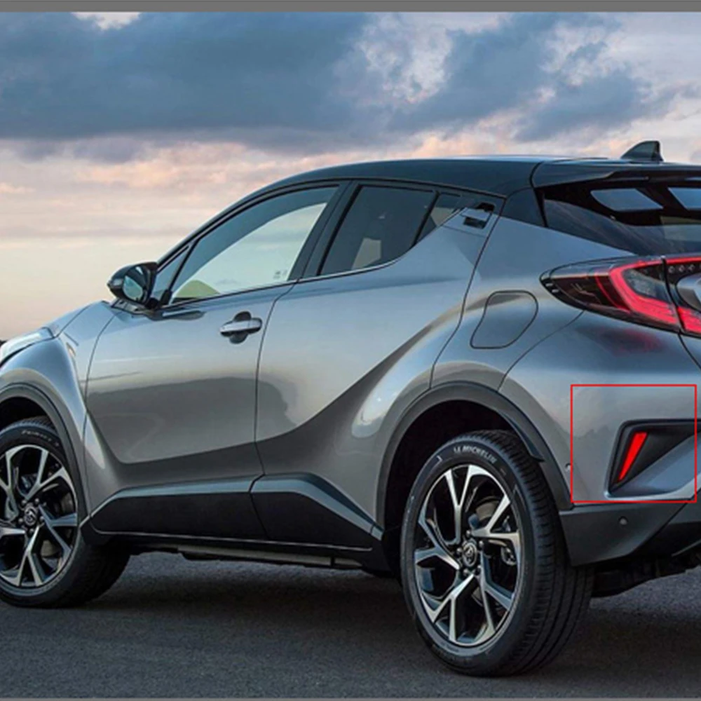 ECAHAYAKU 1 пара Новый задний бампер светильник для Toyota CHR C HR 2017 2018 2019 Светодиодный