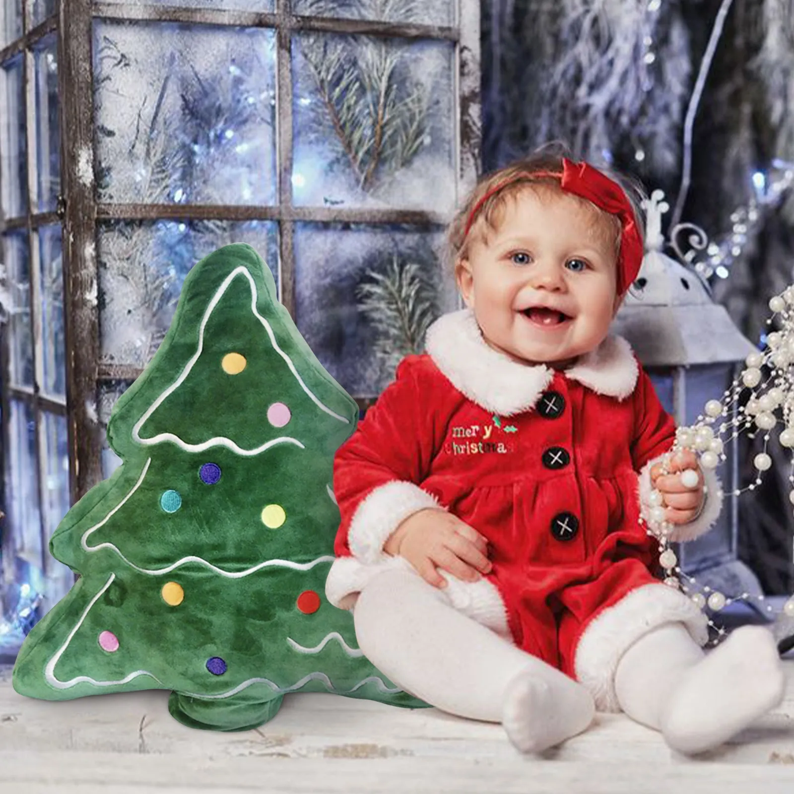 Рождественская елка плюшевый живот Бадди 15 7 плюшевая мягкая и приятная игрушка