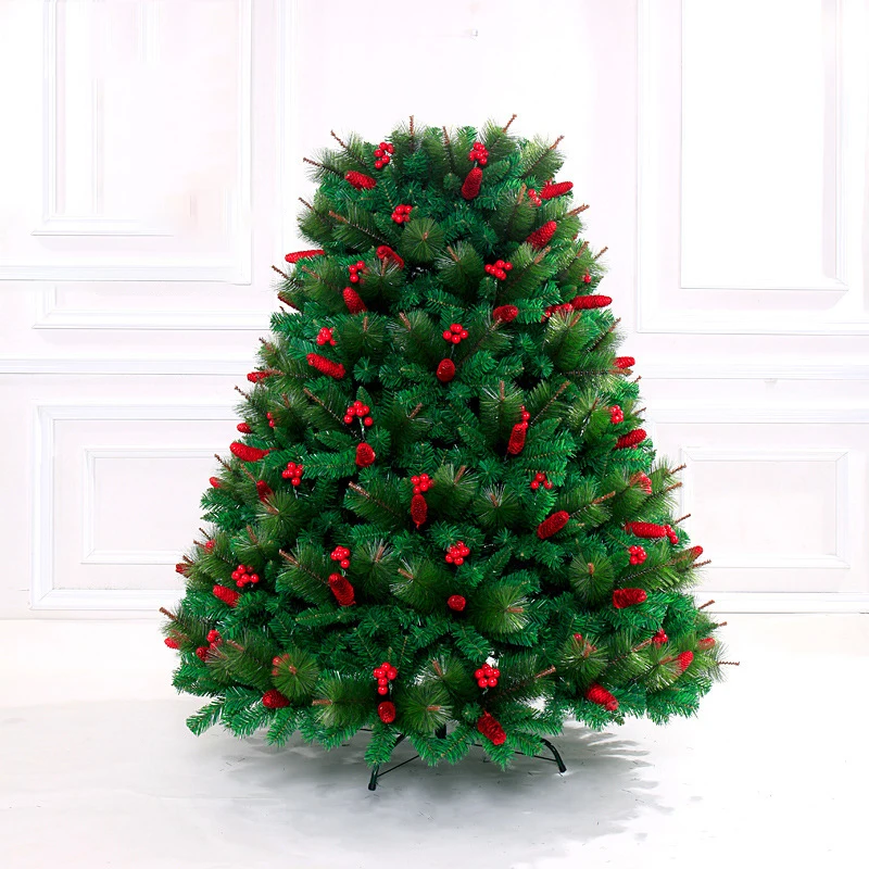 1.5M/1.8M/2.1M Pine Needles Encryption Red Christmas Tree Large Luxury Family Hotel Shopping Malls Decoration Supplies | Дом и сад
