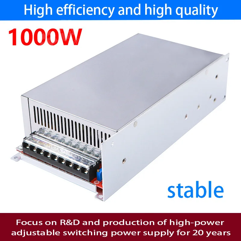 Источник питания 1000 Вт переменный ток 220 в постоянный 12 В 24 36 48 промышленное