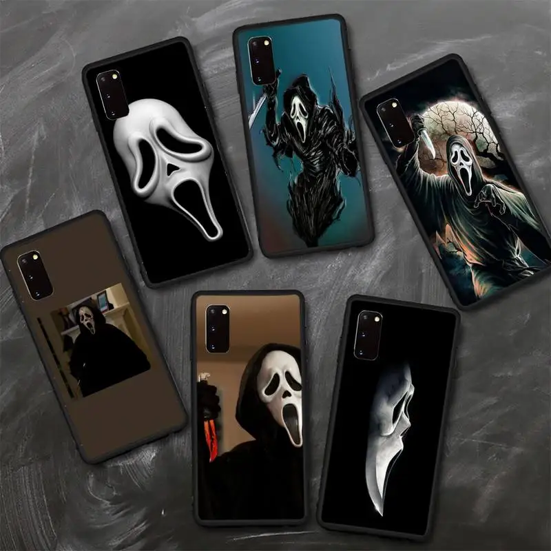 

Ghostface Scream Phone Case For Samsung A6 A9 A10 A10S A20 A20S A30 A40 A50 A70 Plus Soft Cover Fundas