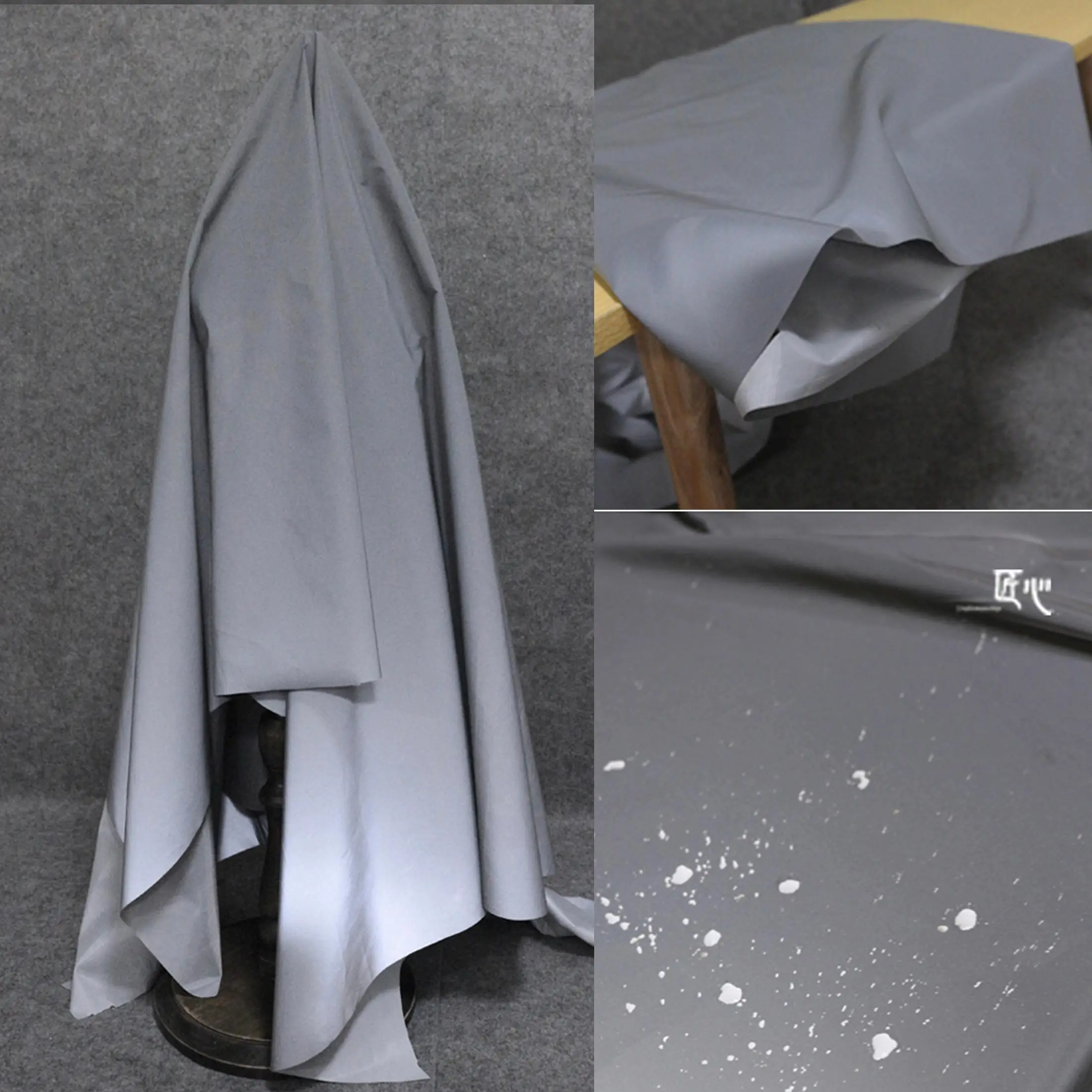

Reflective Fabric,High Visibility Silver Reflective Special Fabric,Night Strong Light Luminescent Material by half meter