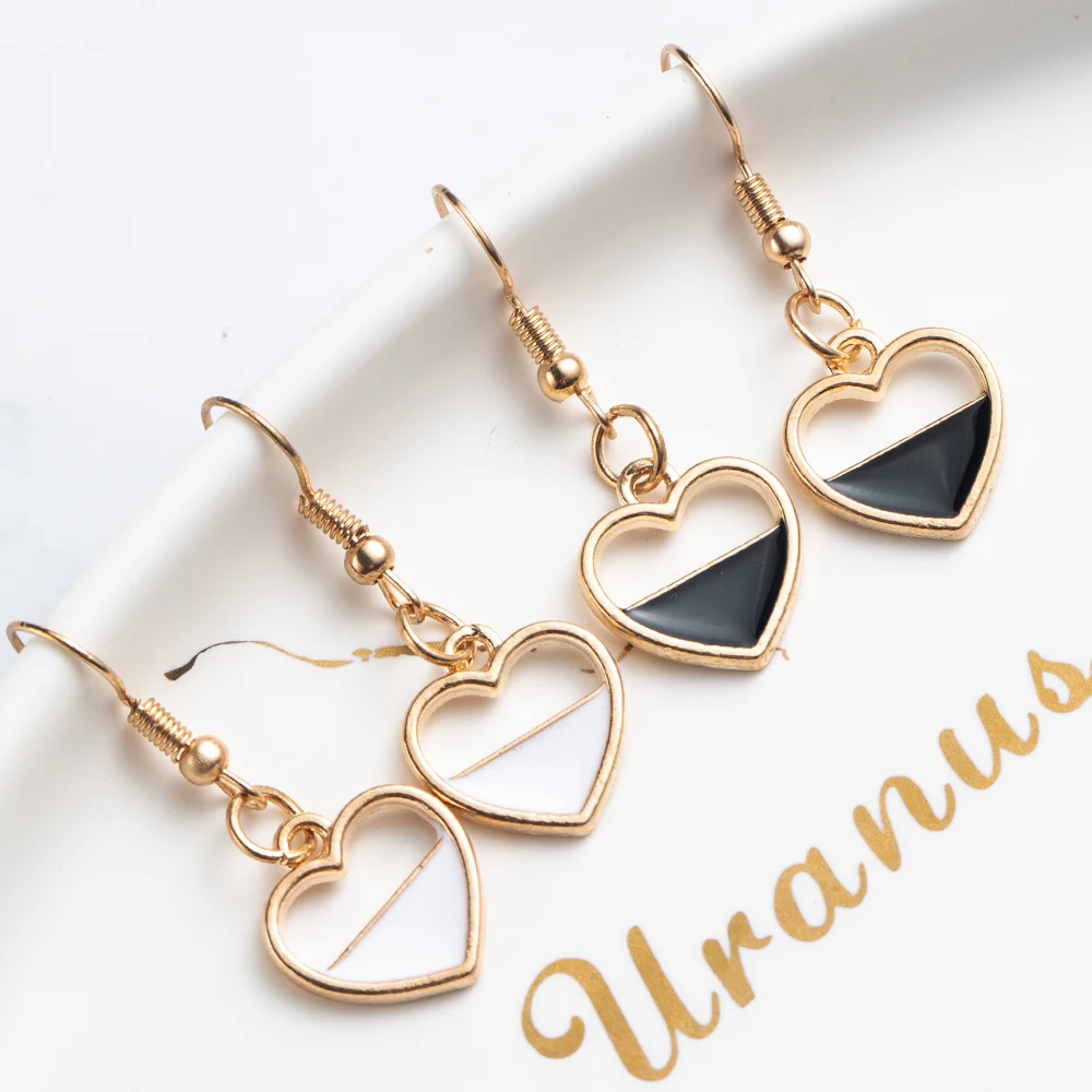 Мода 2019 корейские минималистичные черно белые геометрические подвески Висячие