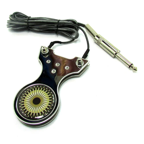 Ножная педаль для тату из нержавеющей стали электропитание тату-машина пистолет