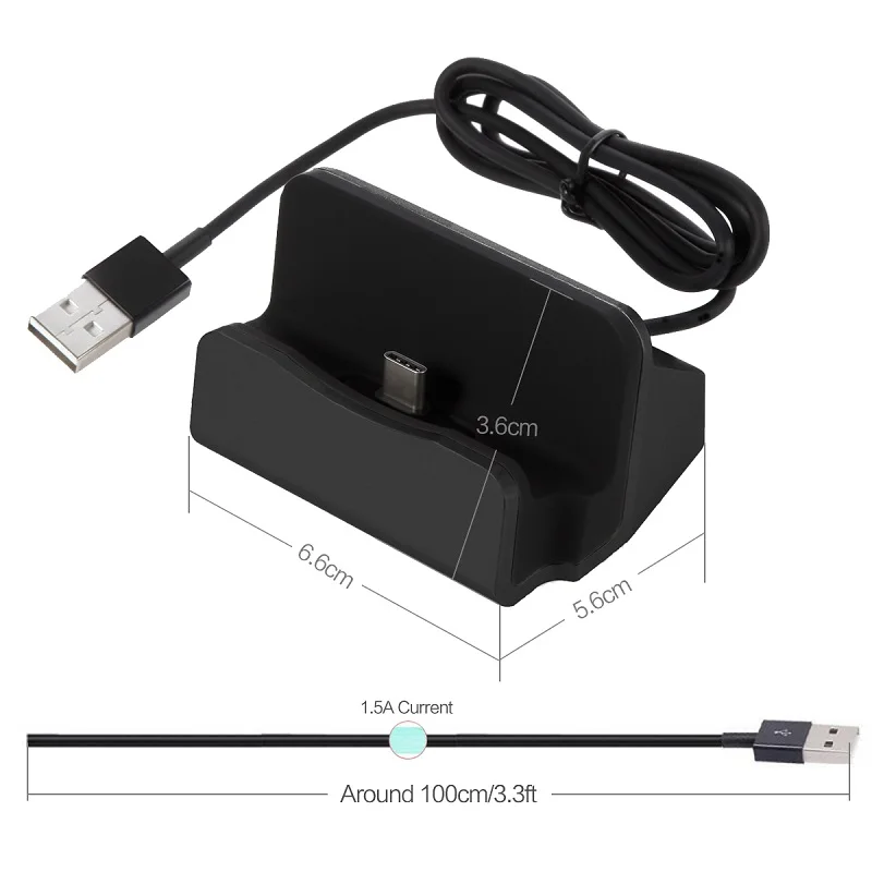 Зарядная док-станция USB Type-C для Samsung Galaxy A6 A8 J4 J6 Plus A7 2018 A3 A5 J3 J5 J7 2017 Android | Мобильные