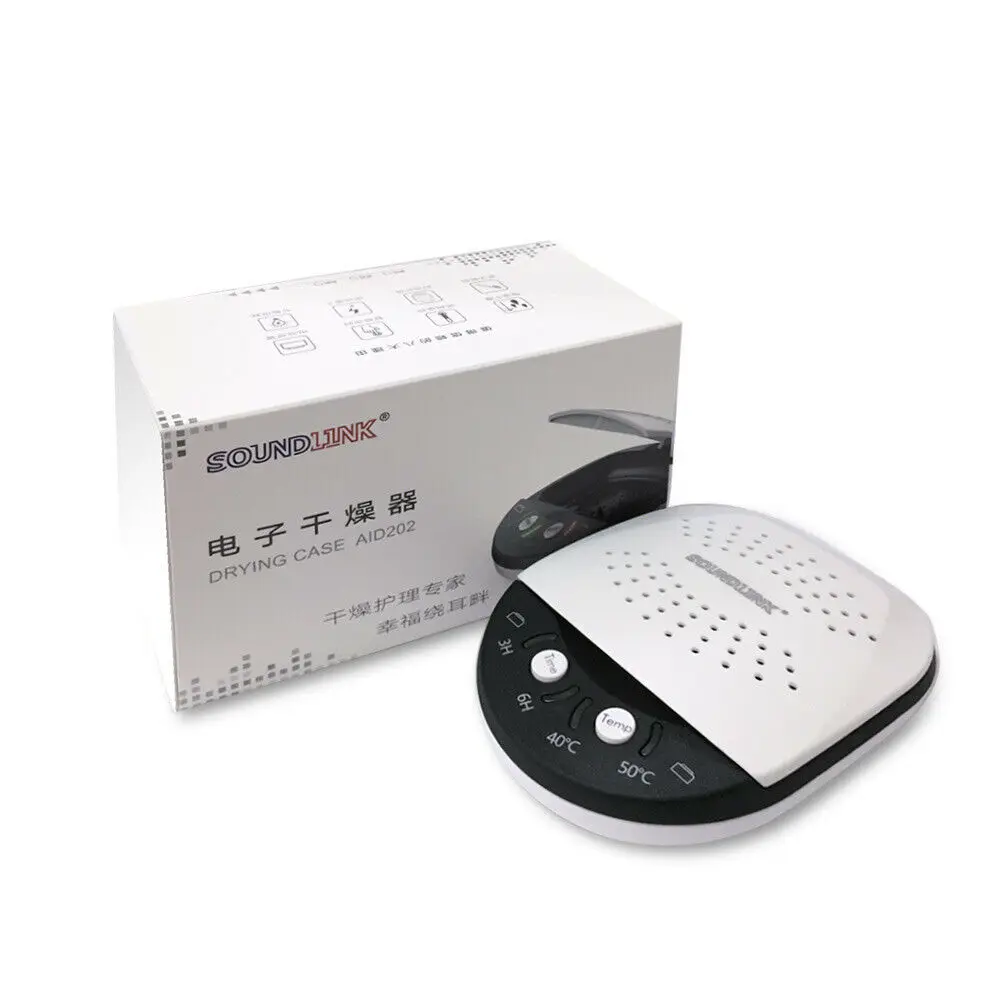 Hearing Aid Dryer Dehumidifier IEM Electronic Drying Case Dry Box with 3/6 H Timer | Электроника