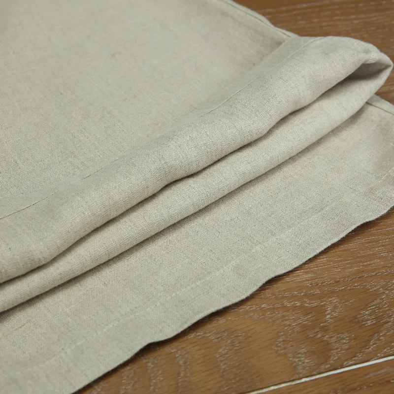 

cotton and linen women Trousers Summer Long Pants Pure linen Large size wide leg pants drawstring elastic waist