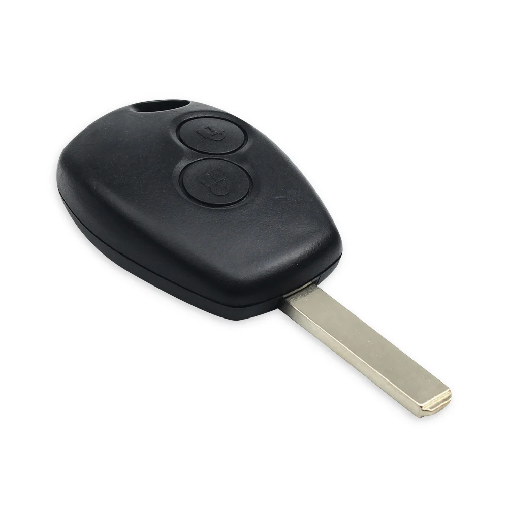 Dandkey 2 кнопки дистанционного ключа чехол для Renault Duster Modus Clio 3 Twingo DACIA Logan Sandero 433 МГц