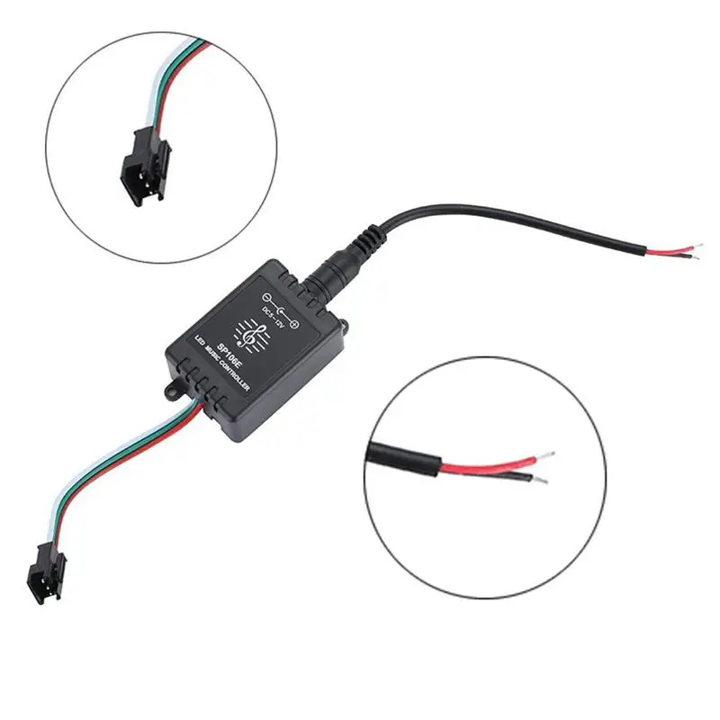 Практичный бутик SP106E 9Key светодиодный Красочные Музыкальный контроллер DC5-12V для