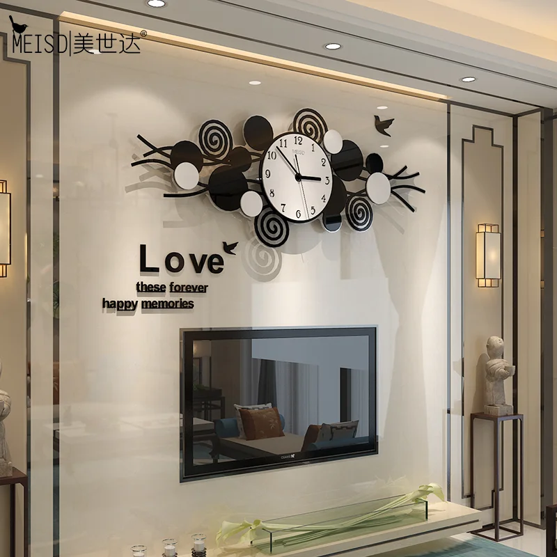 Большие настенные часы на продажу Качественные акриловые современные подвесные