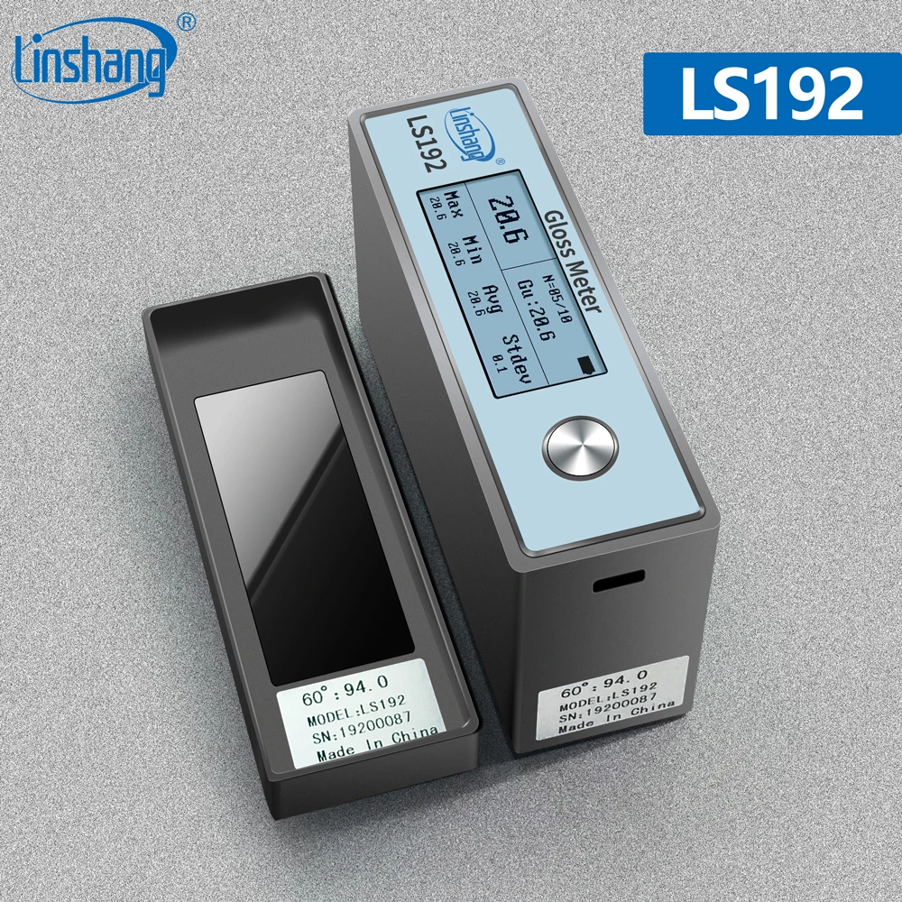 Измеритель блеска краски Linshang LS191 LS192 глянцевый измеритель 60 градусов тестер глянцевого для пластиковых