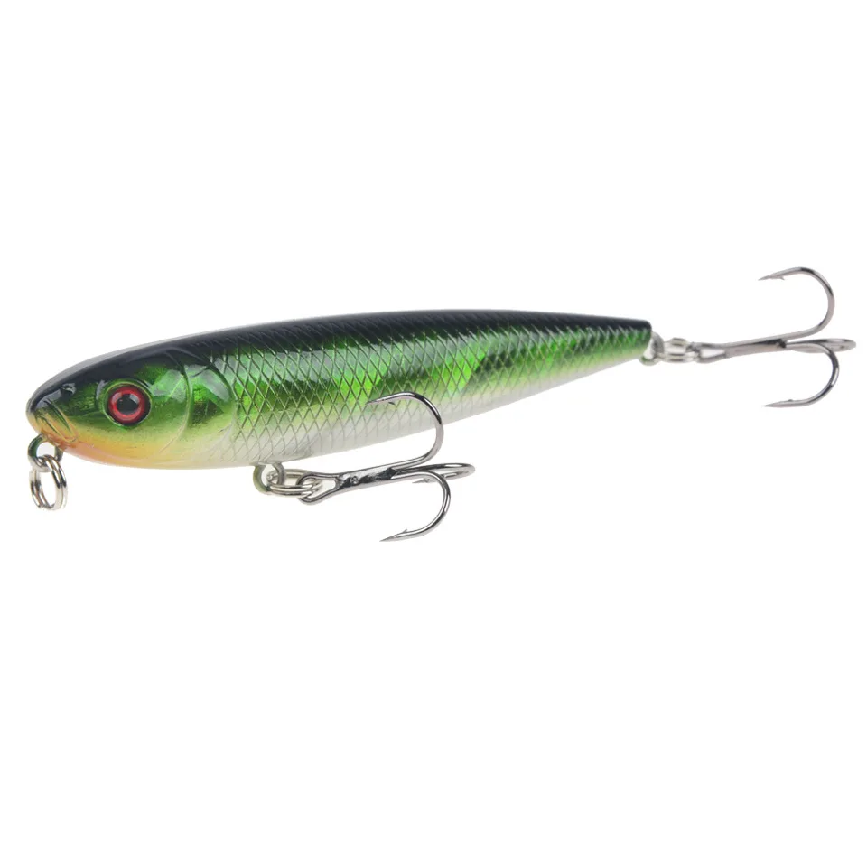 Плавающая приманка Topwater для рыбалки Искусственные воблеры карандаш приманки 80