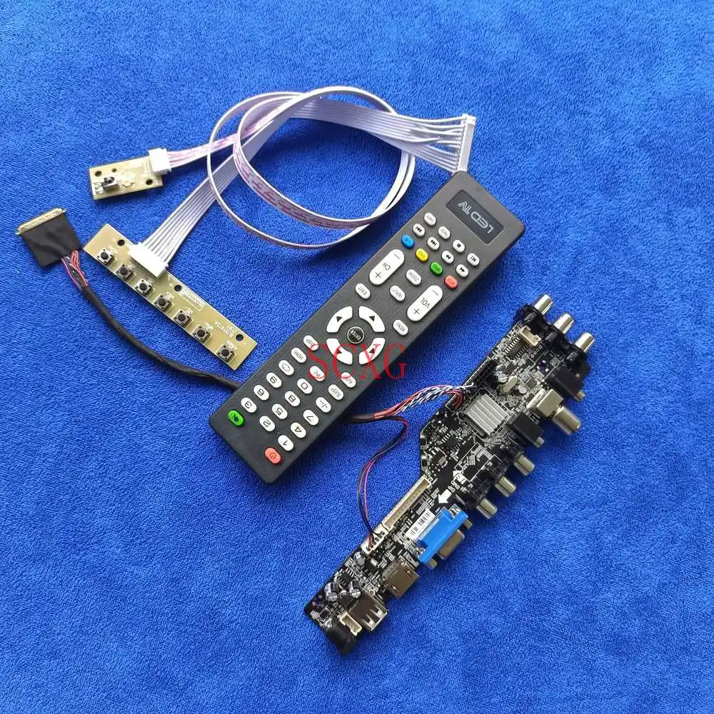 

DVB AV VGA USB HDMI-compatible Kit Screen drive board Digital 1600*900 LCD LED Fit LTN173KT01/LTN173KT02/LTN173KT03 40 Pin LVDS