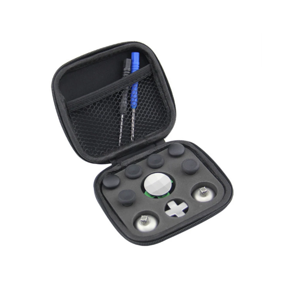 

For Xbox One Elite Gamepad Replace D-pad Key Repair Part Kit Multi Color Full Set Joystick Caps For Elite Controller With Tool