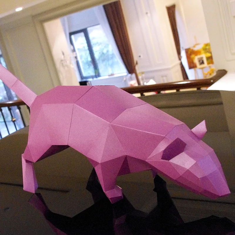 DIY бумажная качественная модель ручная трехмерная Бумажная 3D пазл Детские