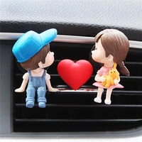 50 hot sales%ef%bc%81%ef%bc%81%ef%bc%81lovely couple girl boy car air vent freshener perfume clip aromaed diffuser decor