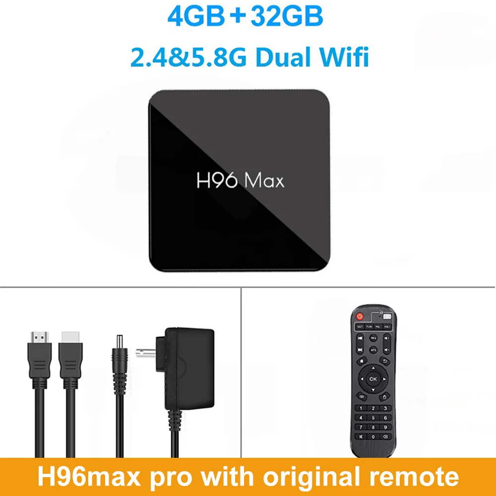 4G 32G LEMADO H96 MAX X2 tv Box Android 9,0 Amlogic S905X2 поддержка 4K X 2K 60fps HDMI 2,1 Netflix Youtube H96 MAX X2 Smart tv Box - Цвет: 4G 32G