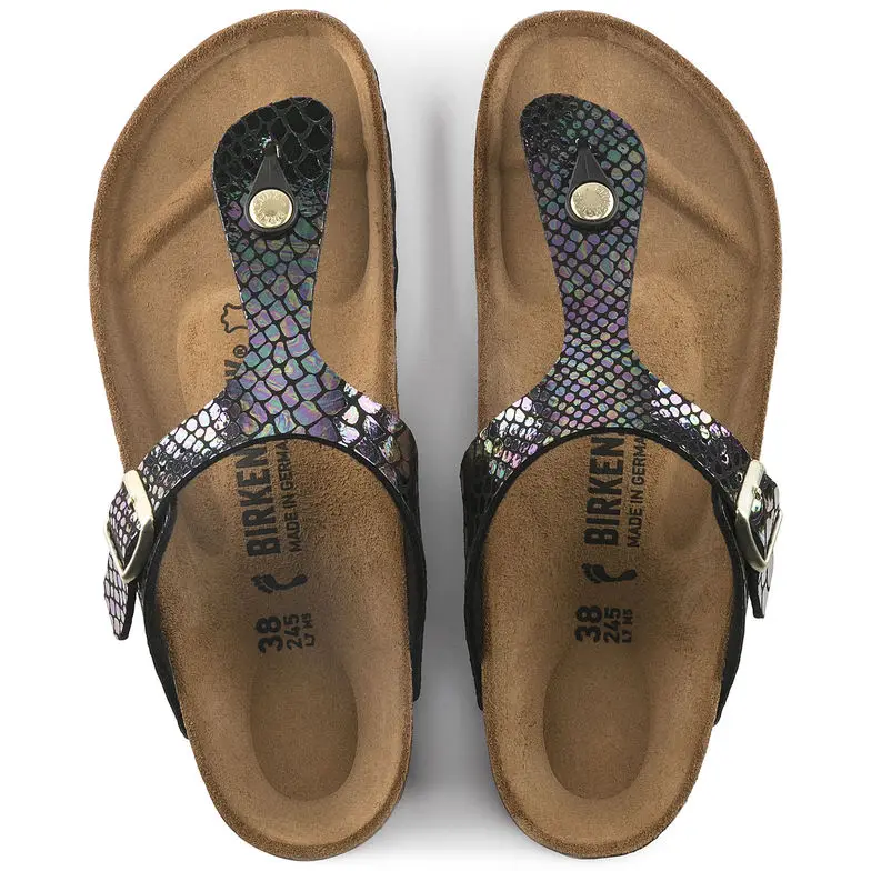 Женские пляжные шлепанцы BIRKENSTOCK летние модные на плоской подошве Sandalias 801|Пляжные и уличные сандалии| |