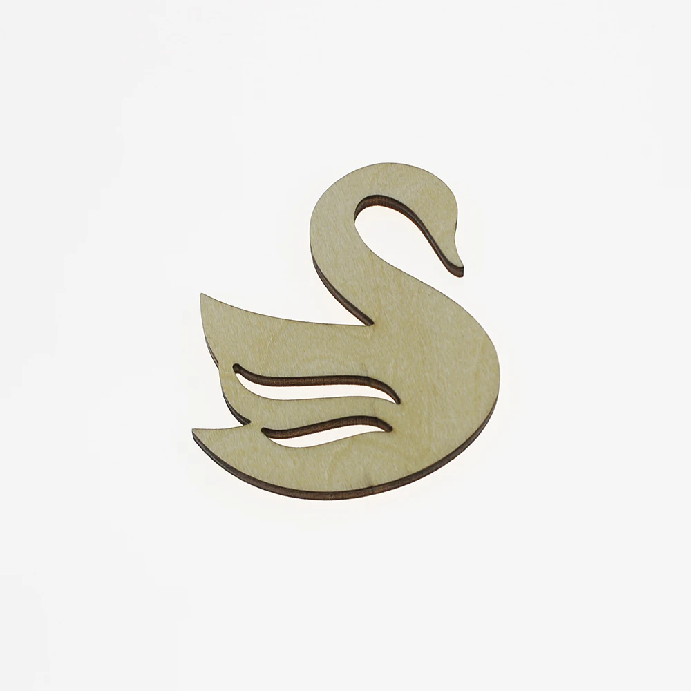 Лебедь искусства моделирования лазерная вырезка талисман рождественские