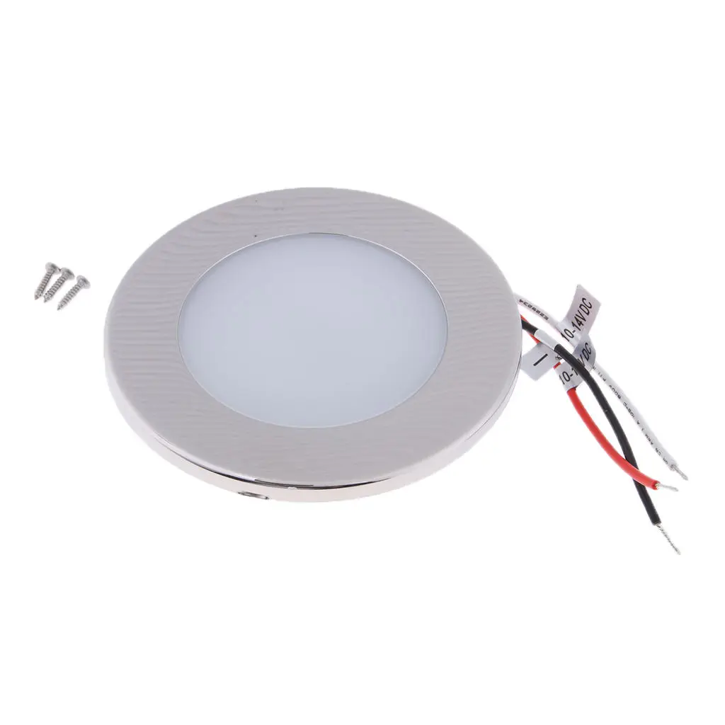 

4.75'' LED RV Marine Dome Roof Ceiling Interior Light Lamp 12V Round Shape