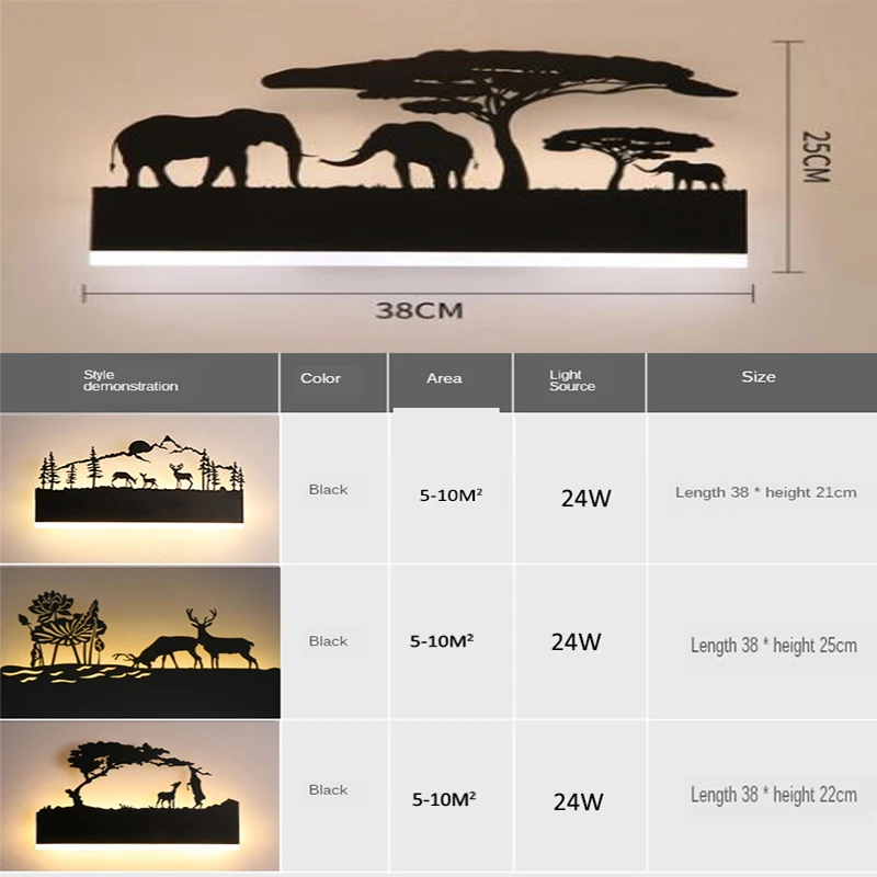Современная винтажная настенная лампа в стиле лофт светодиодный светильник с