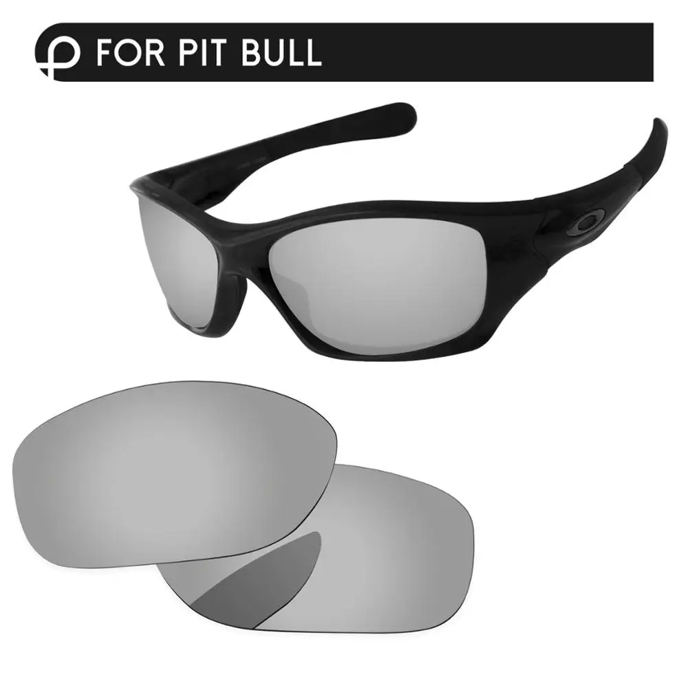 

Papaviva хромированные Серебристые зеркальные поляризованные Сменные линзы для Pit Bull OO9127 солнцезащитные очки 100% UVA & UVB защита