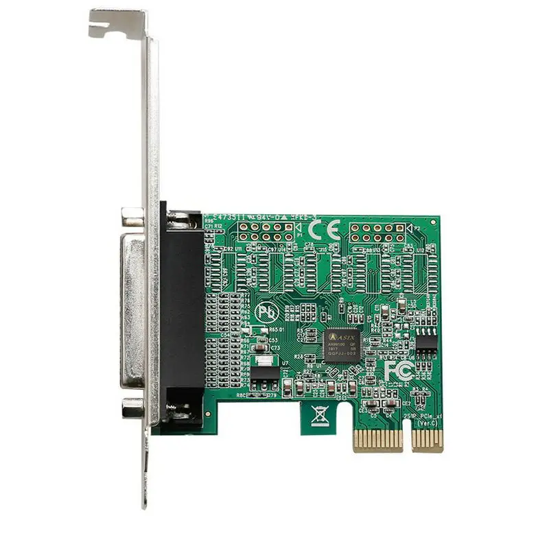 Улучшенная версия PCI-E PCI Express Parallel DB25 25Pin принтер LPT pci-e Riser Card с чипсетом AX99100