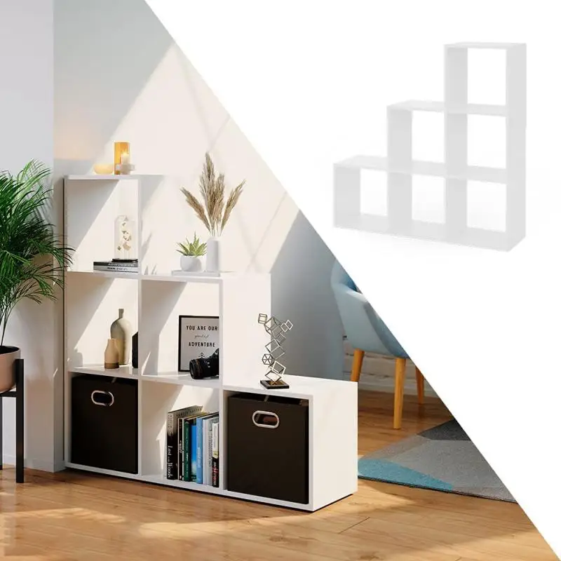 

Overseas Shipping!!! Bookshelf Storage Rack Display Shelf Home Living Room Office Desktop Organizer Storage Rack Bookcase HWC
