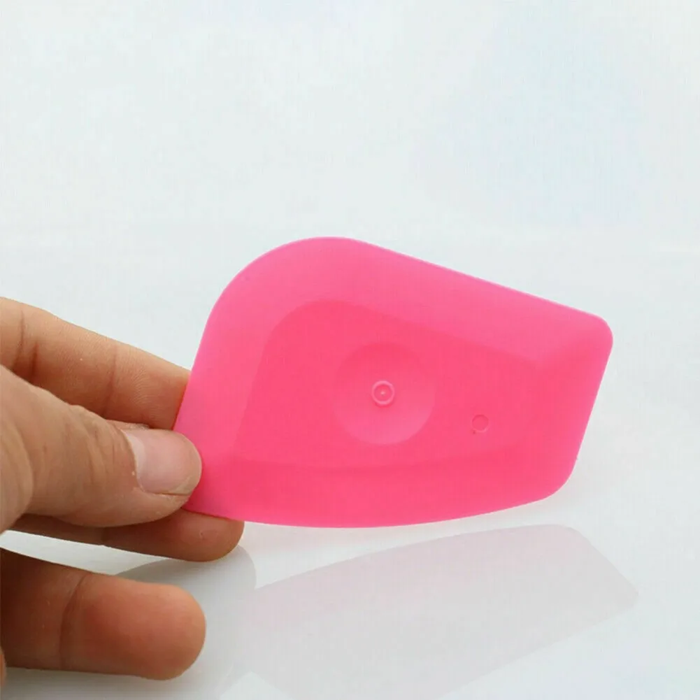 

Decal Remover Mini Pink Squeegee Parts Plastic Replacement Wrap Tools 10Pcs