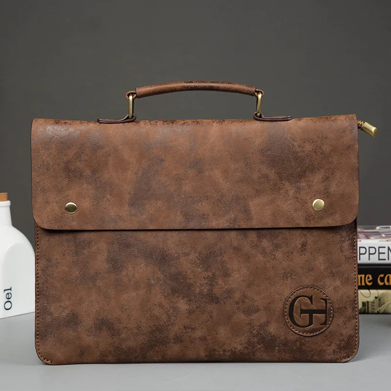 Ретро модная мужская сумка ультра тонкая t портфель для отдыха трендовая сумка| |