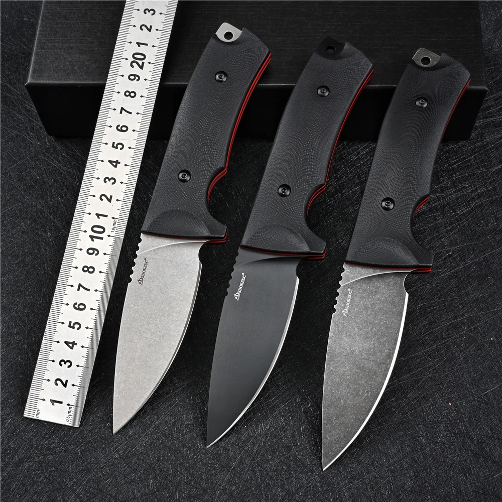 

Fixed Blade Knife G10 Handles VG10 Steel Self Defense Tactical Hunting Knife Pocket Outdoor Camping Survival EDC Multi Tools