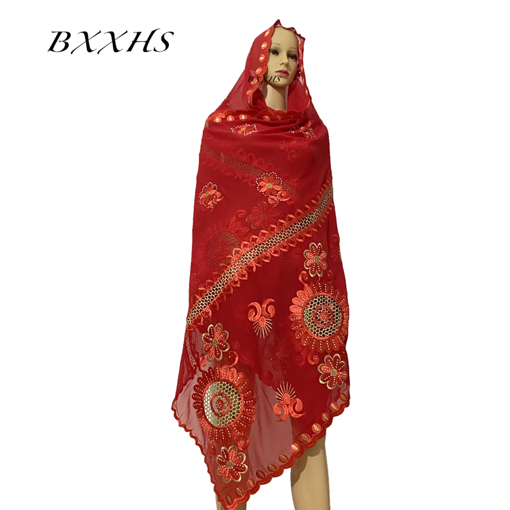 Женский шарф из 100% хлопка в африканском стиле мусульманский женский хиджаб шарфы