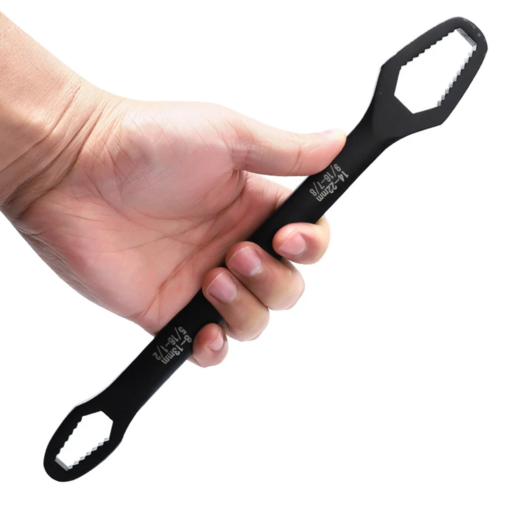 Универсальный Трещоточный ключ 8 22 мм набор ключей с двойной головкой гаечный