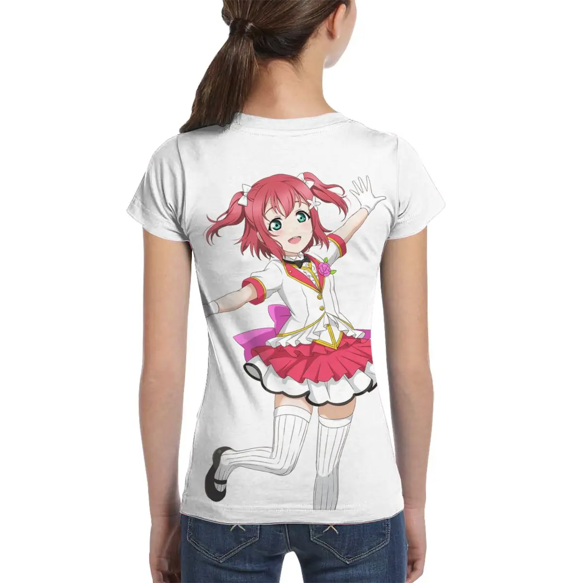 

2021 Punch Line men's round neck fit soft printed T-shirt Punch Line women's summer top casual T-shirt