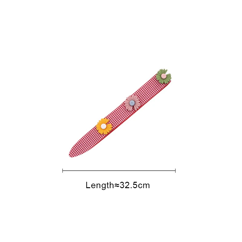 

1Pc Children Cute Velcro Stick Stripe Cartoon Flower Fruit Hairbands Girls Lovely Hair Hoop Headbands Kids Hair Accessories Gift